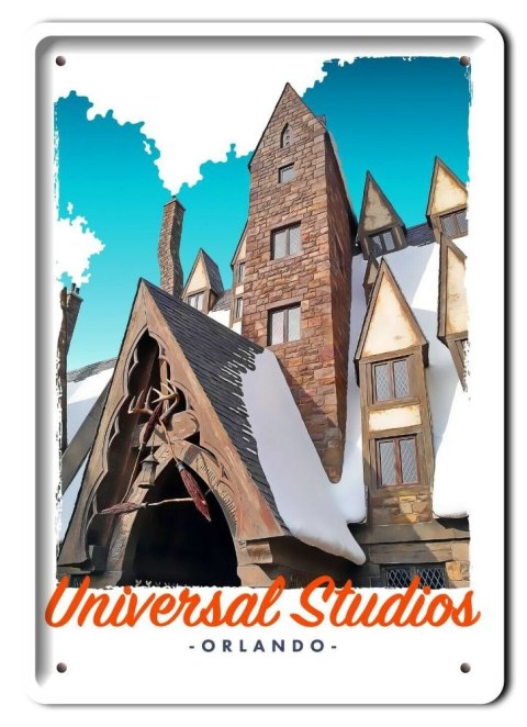 ORLANDO PLAKAT METALOWY SZYLD OBRAZEK RETRO#20440