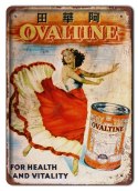 OVALTINE METALOWY SZYLD VINTAGE RETRO #05903