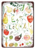OWOCE METALOWY SZYLD PLAKAT RETRO VINTAGE #07775