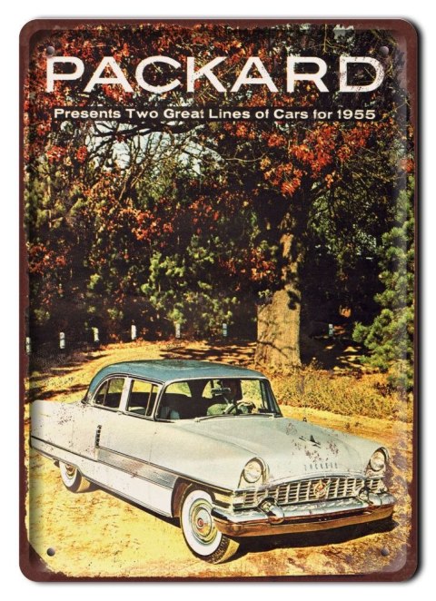 PACKARD PLAKAT METALOWY SZYLD RETRO VINTAGE #11329