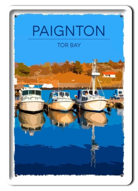 PAIGNTON PLAKAT METALOWY SZYLD OBRAZEK #20434