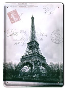 PARIS PARYŻ METALOWY SZYLD VINTAGE RETRO #01060