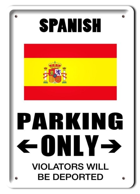 PARKING METALOWY SZYLD PLAKAT VINTAGE RETRO #08579