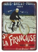 PARYŻ-BREST-PARYŻ METALOWY SZYLD VINTAGE #09394