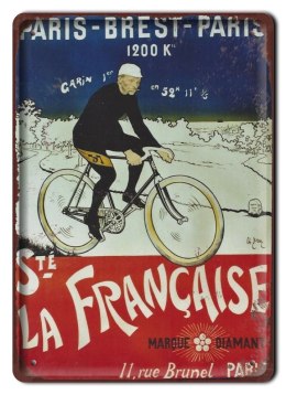 PARYŻ-BREST-PARYŻ METALOWY SZYLD VINTAGE #09394