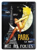 PARYŻ METALOWY SZYLD PLAKAT VINTAGE RETRO #08643