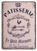 PATISSERIE METALOWY SZYLD PLAKAT OBRAZEK RETRO #00028
