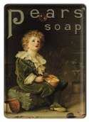 PEARS SOAP METALOWY SZYLD PLAKAT RETRO #08665