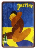 PERRIER METALOWY SZYLD VINTAGE RETRO #09642
