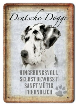 PIES PLAKAT METALOWY SZYLD TABLICZKA RETRO #11604