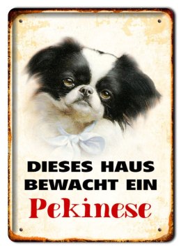 PIES PLAKAT METALOWY SZYLD TABLICZKA RETRO #11778