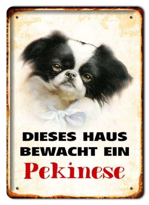 PIES PLAKAT METALOWY SZYLD TABLICZKA RETRO #11778