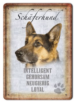 PIES TABLICZKA METALOWY SZYLD PLAKAT RETRO #10041