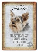 PIES TABLICZKA METALOWY SZYLD PLAKAT RETRO #11757