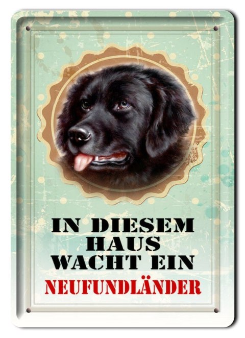 PIES TABLICZKA METALOWY SZYLD PLAKAT RETRO #11812