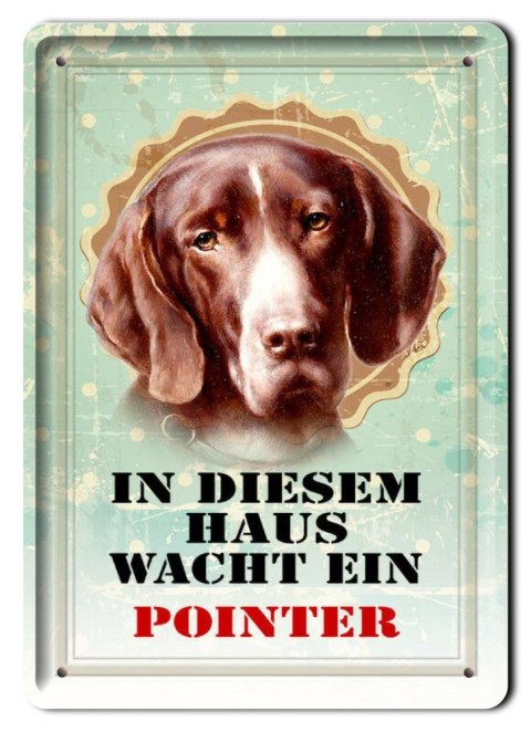 PIES TABLICZKA METALOWY SZYLD PLAKAT RETRO #11851