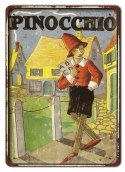 PINOKIO METALOWY SZYLD PLAKAT OBRAZEK RETRO #06129