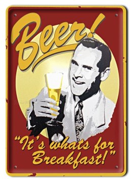 PIWO BEER DRINK METALOWY SZYLD PLAKAT RETRO #07504