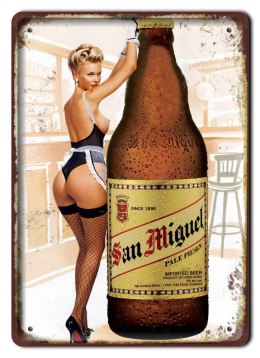PIWO BEER METALOWY SZYLD OBRAZEK RETRO #07168