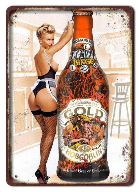 PIWO BEER METALOWY SZYLD OBRAZEK RETRO #07184