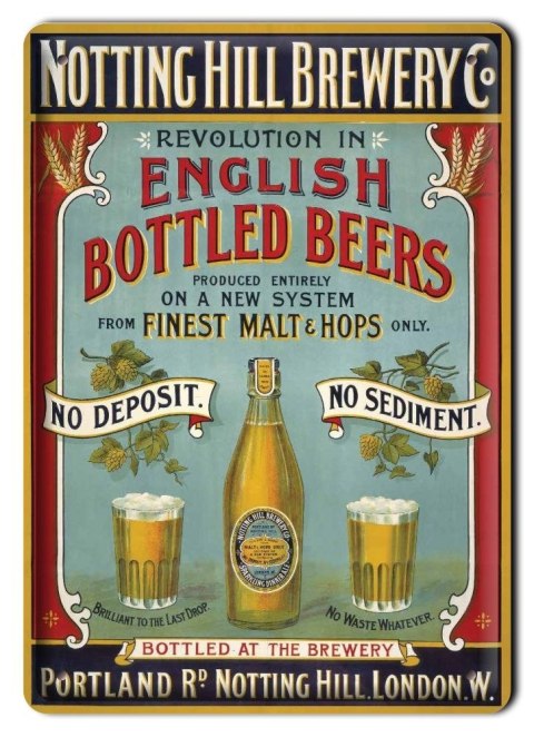 PIWO BEER METALOWY SZYLD RETRO VINTAGE #01155