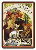 PIWO CUBA METALOWY SZYLD PLAKAT VINTAGE #02229