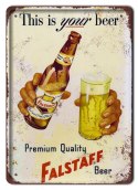 PIWO DRINK METALOWY SZYLD OBRAZEK RETRO #05236
