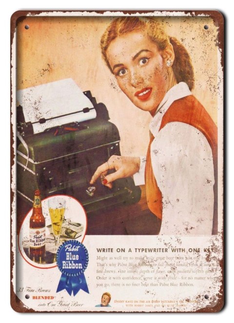 PIWO DRINK METALOWY SZYLD PLAKAT RETRO #05324