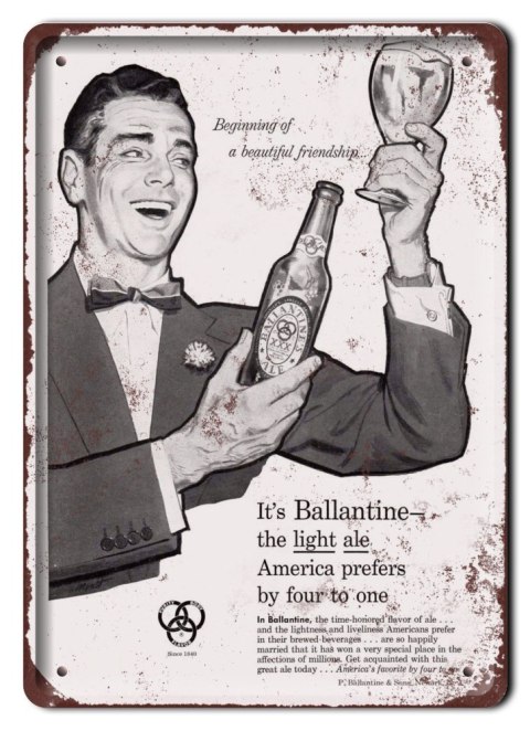 PIWO DRINK METALOWY SZYLD PLAKAT RETRO #05329