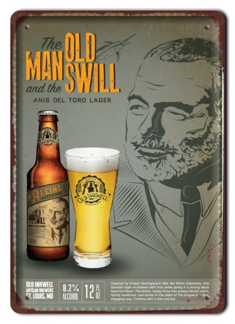 PIWO METALOWY SZYLD OBRAZEK VINTAGE RETRO #09745