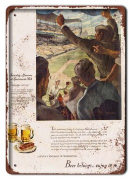 PIWO METALOWY SZYLD PLAKAT OBRAZEK RETRO #05311