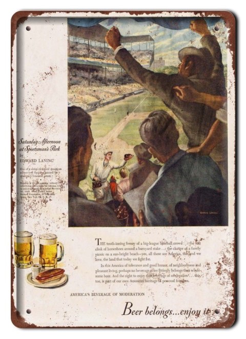 PIWO METALOWY SZYLD PLAKAT OBRAZEK RETRO #05311