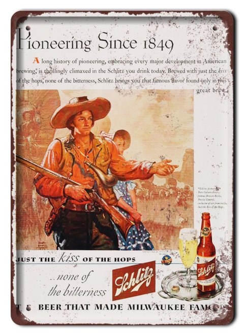 PIWO METALOWY SZYLD PLAKAT OBRAZEK RETRO #05323