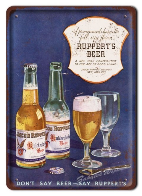PIWO METALOWY SZYLD PLAKAT VINTAGE RETRO #06249