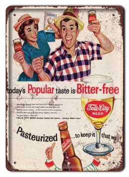 PIWO PLAKAT METALOWY SZYLD OBRAZEK RETRO #05102