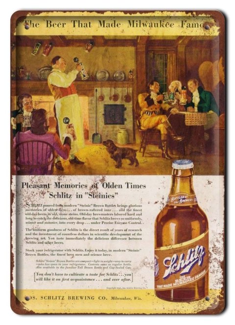 PIWO PLAKAT METALOWY SZYLD OBRAZEK RETRO #05187