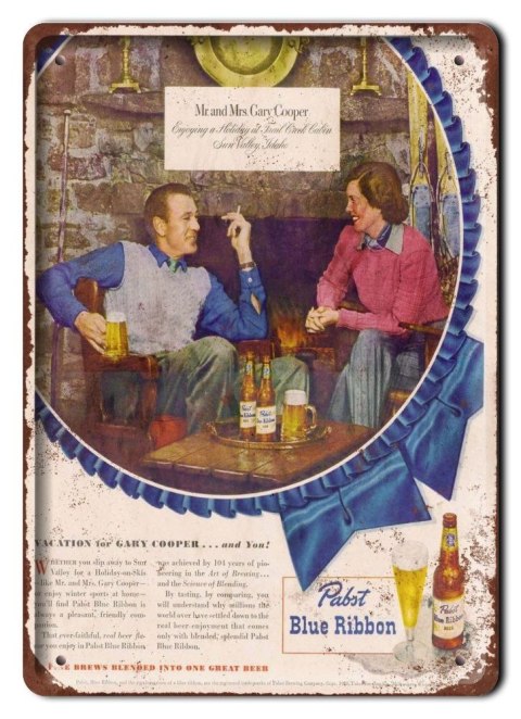 PIWO PLAKAT METALOWY SZYLD OBRAZEK RETRO #05191