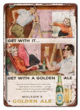 PIWO PLAKAT METALOWY SZYLD OBRAZEK RETRO #05196