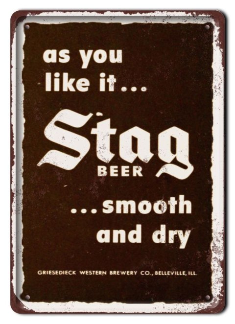 PIWO PLAKAT METALOWY SZYLD OBRAZEK RETRO #05219