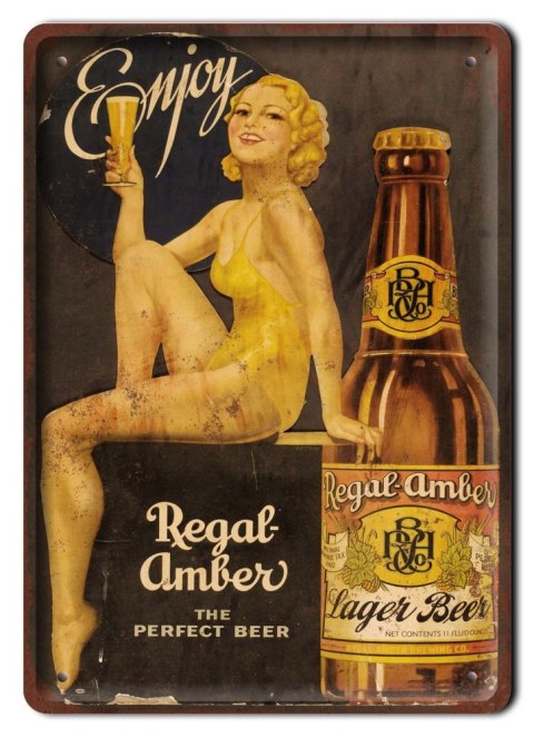 PIWO PLAKAT METALOWY SZYLD OBRAZEK RETRO #05277