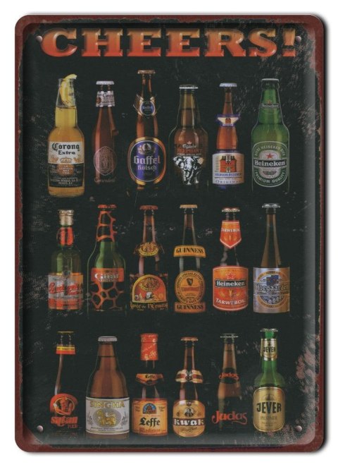PIWO PLAKAT METALOWY SZYLD OBRAZEK RETRO #20320