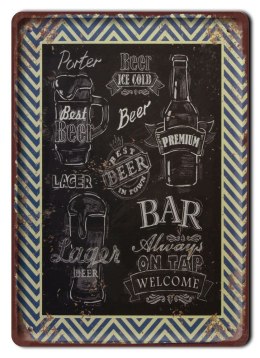 PIWO PLAKAT METALOWY SZYLD OBRAZEK RETRO #20329
