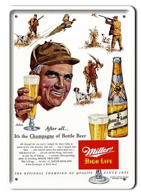 PIWO TABLICZKA METALOWY SZYLD PLAKAT RETRO #07874