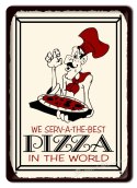 PIZZA METALOWY SZYLD OBRAZEK VINTAGE RETRO #02331