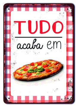 PIZZA METALOWY SZYLD PLAKAT VINTAGE RETRO #08795