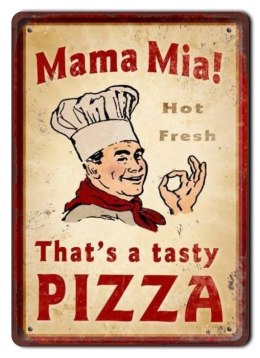 PIZZA METALOWY SZYLD PLAKAT VINTAGE RETRO #08796