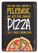 PIZZA METALOWY SZYLD PLAKAT VINTAGE RETRO #08800