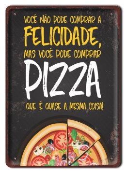 PIZZA METALOWY SZYLD PLAKAT VINTAGE RETRO #08800