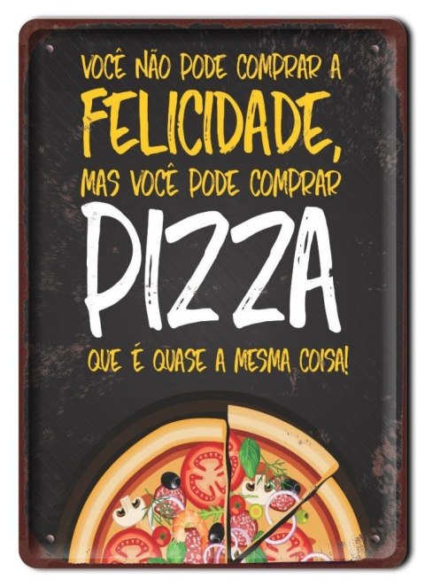PIZZA METALOWY SZYLD PLAKAT VINTAGE RETRO #08800