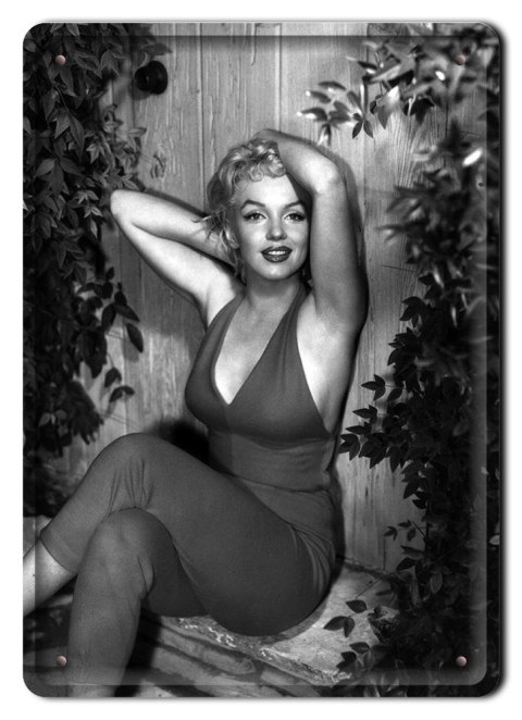 PLAKAT MARILYN MONROE METALOWY SZYLD RETRO #09331